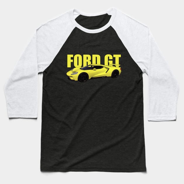 2018 Ford GT Baseball T-Shirt by vivachas